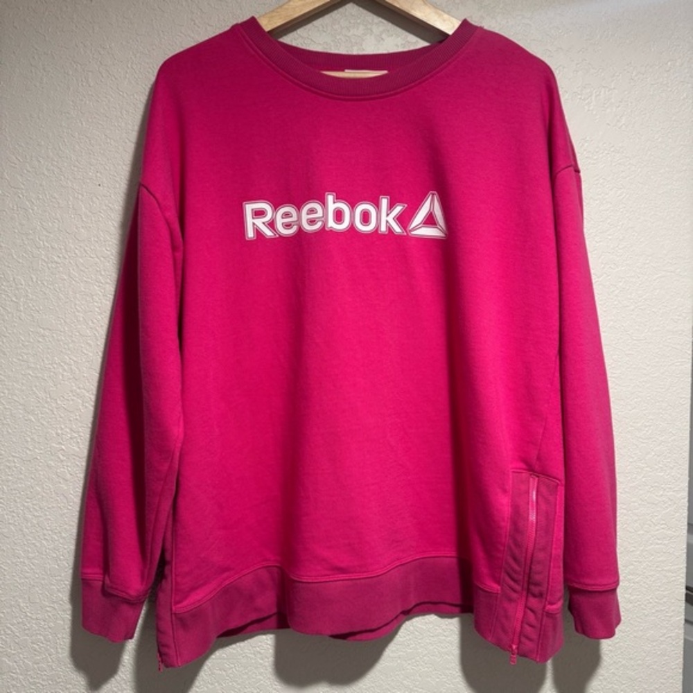 Reebok Fuchsia Crewneck Sweatshirt